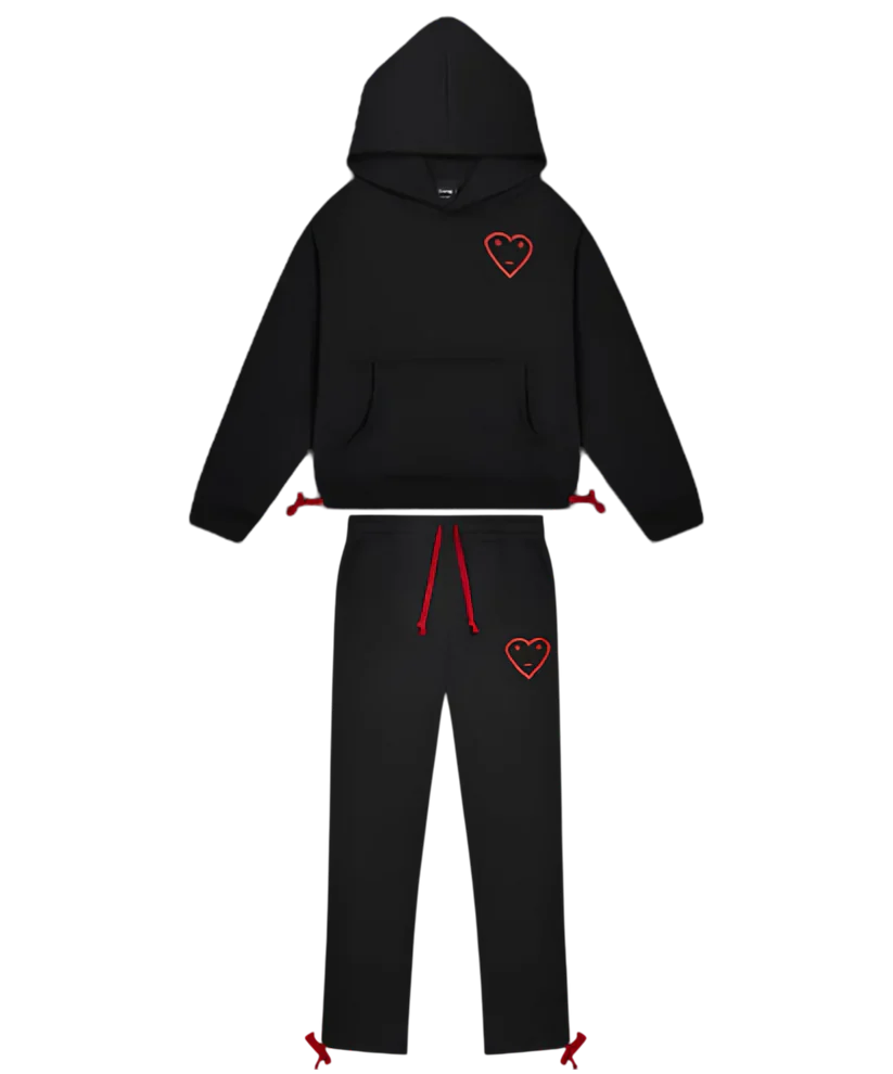 Carsicko Signature Tracksuit - Black/Red